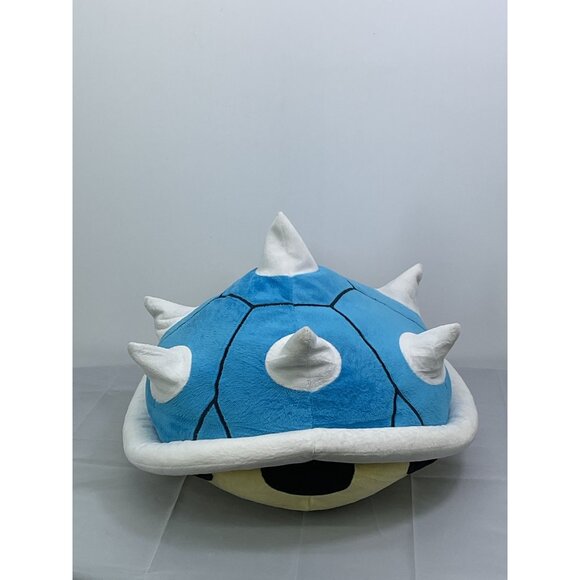 Nintendo Mario Kart Blue Spiny Shell Plush Pillow - Picture 3 of 9